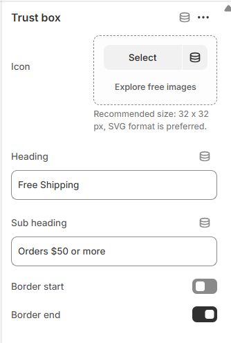 Each Trust Box includes